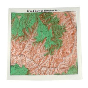 Liberty Mountain The Printed Image TOPOGRAPHIC MAP BANDANAS